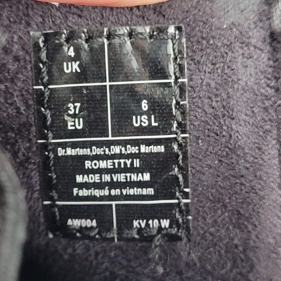 Dr Martens Rometty II Black Leather Chelsea Platform Ankle Boots Womens US 6 - Picture 8 of 9